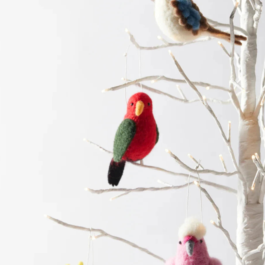 Wool King Parrot Christmas Decoration