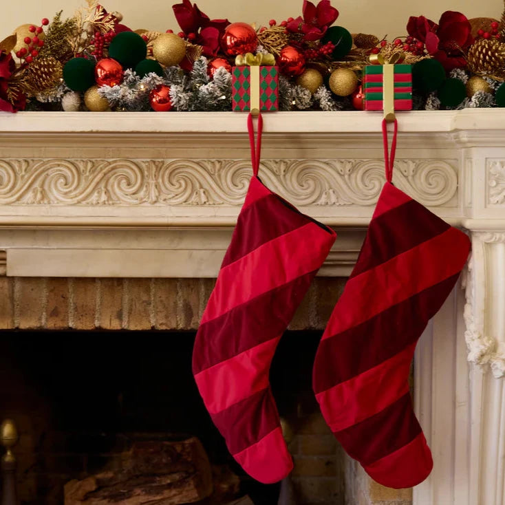 Red Velvet Christmas Stocking