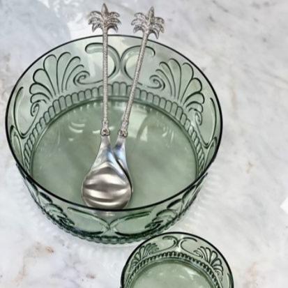 Green Acrylic Salad Bowl (Large)