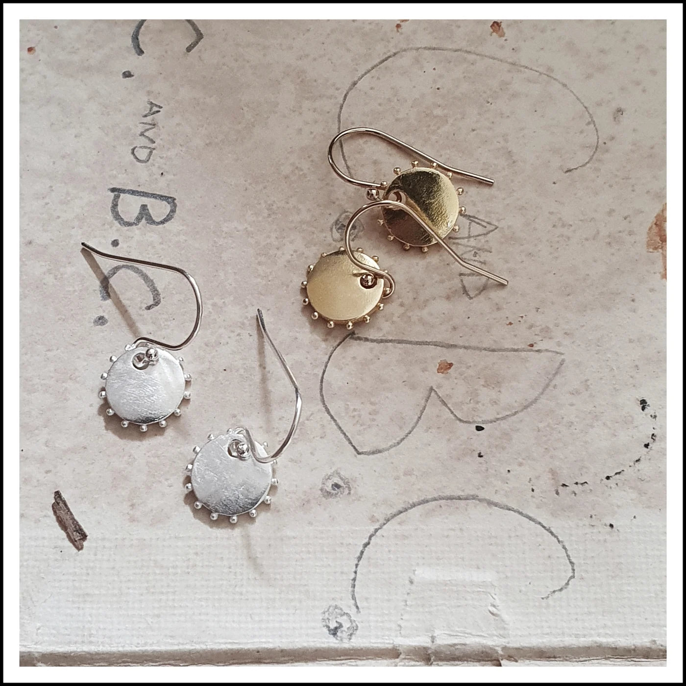 Paird Petite Soleil earrings