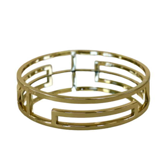 Gold Round Link Tray (Small)