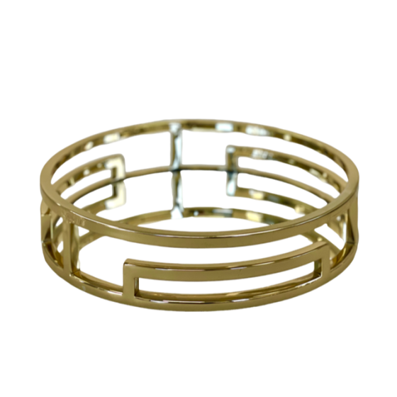 Gold Round Link Tray (Large)