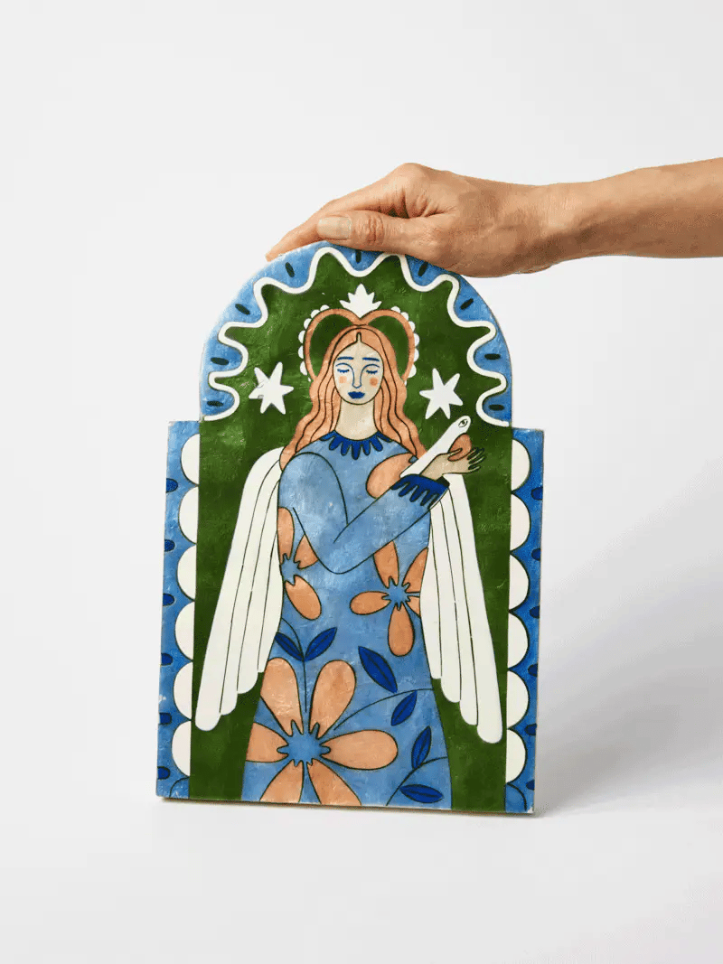 Gardienne Angel Green Wall Art