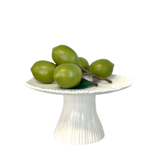 White Ceramic Cake Stand