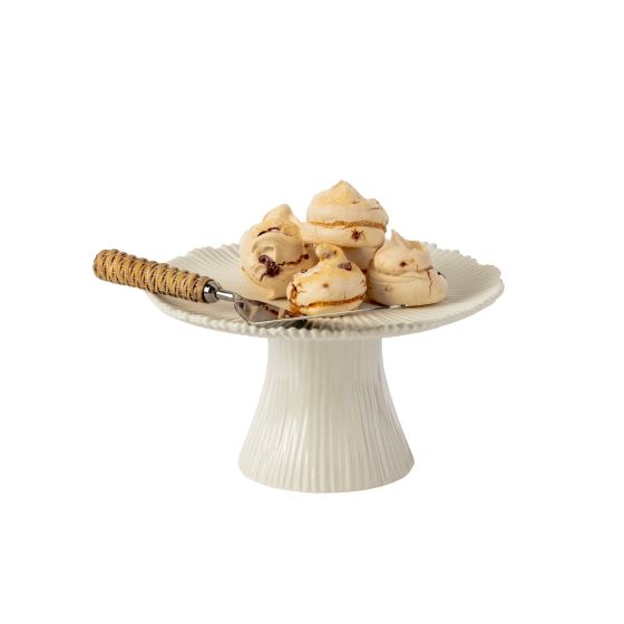 White Ceramic Cake Stand