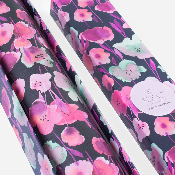 Scented Drawer Liners - Midnight Meadow