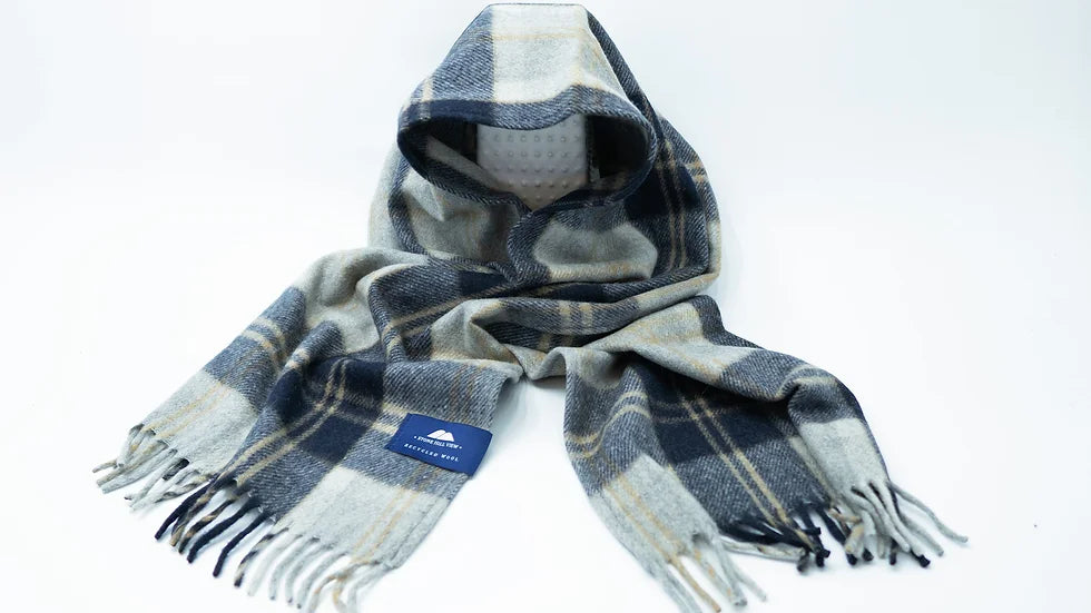 Recycled Wool  Tartan Scarves by Stone Hill View - 8 Tartans