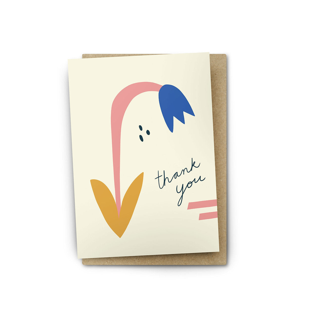 thank you card - humble flower