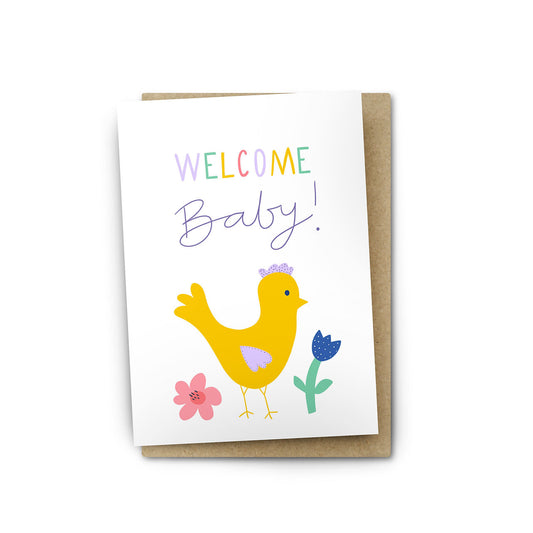 welcome baby! card
