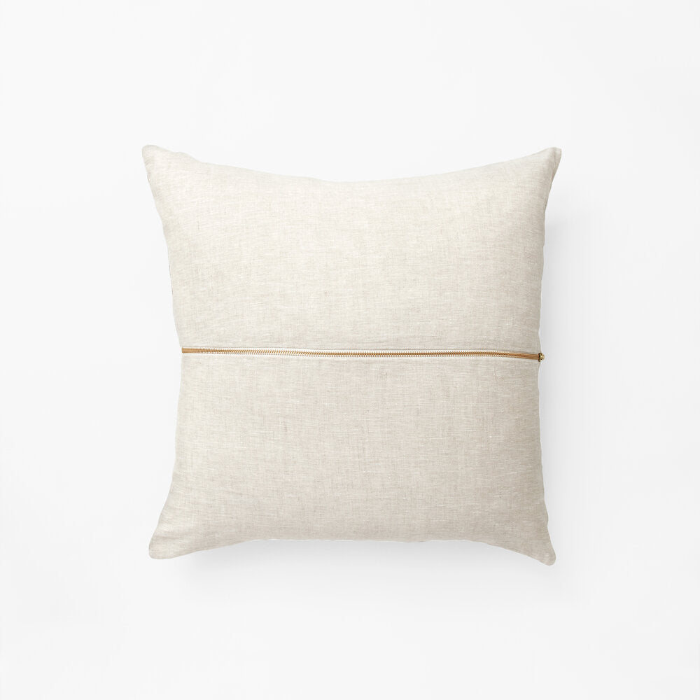 Check Linen Cushion - 50 X 50 cms