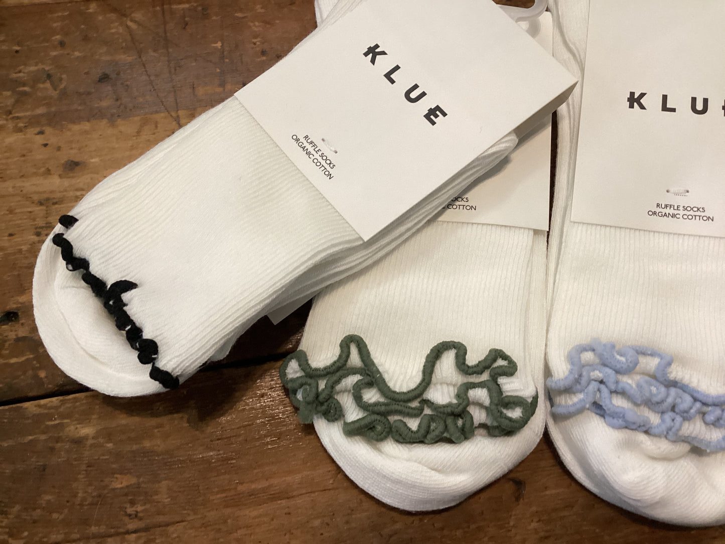 Klue Ruffle organic cotton socks