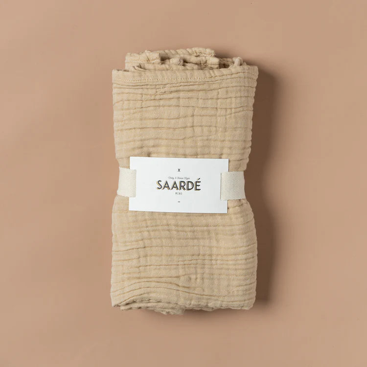Saarde Turkish Cotton Crinkle Baby Blanket - 5 Colours