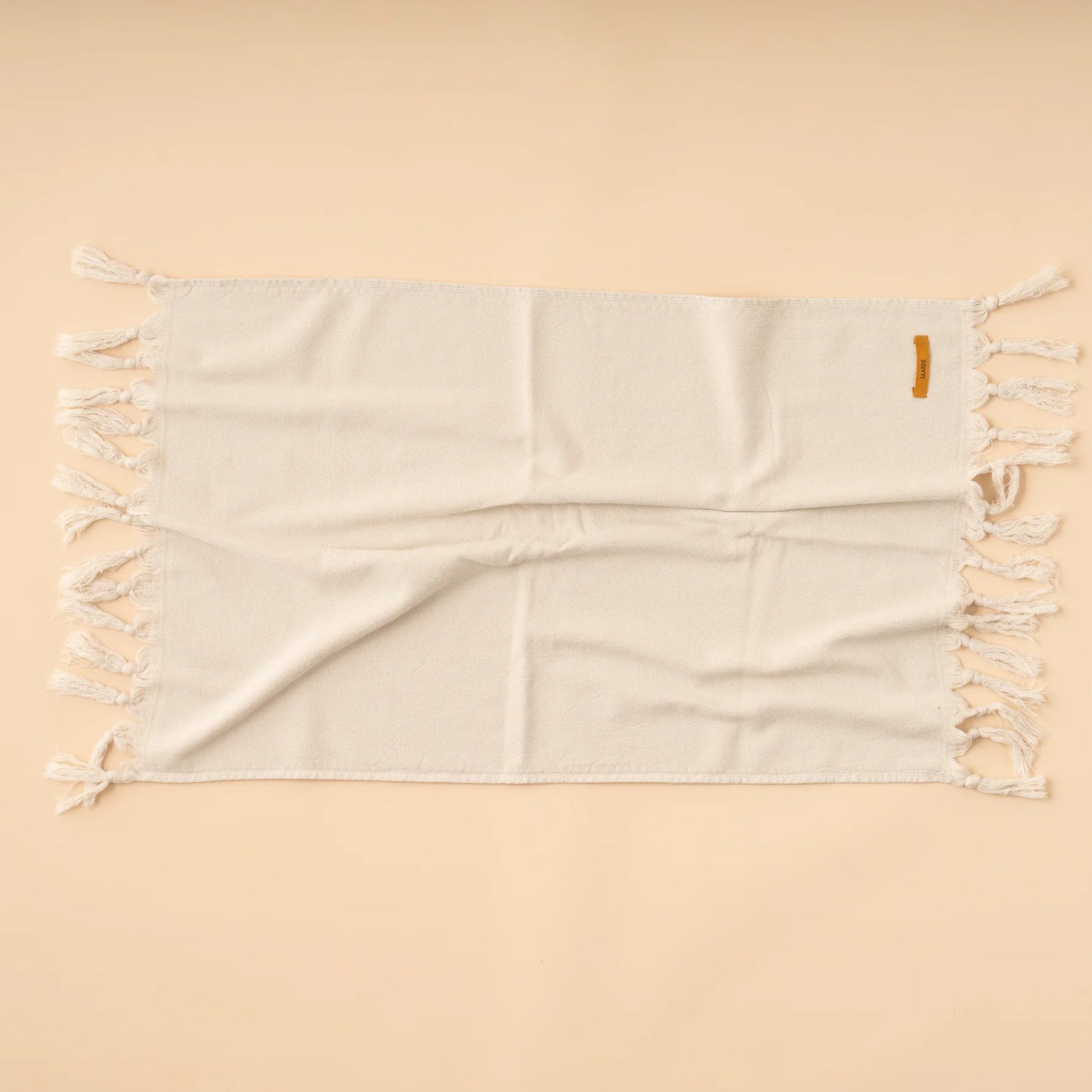 Saarde Vintage Wash Ribbed Bath Mat - Clay