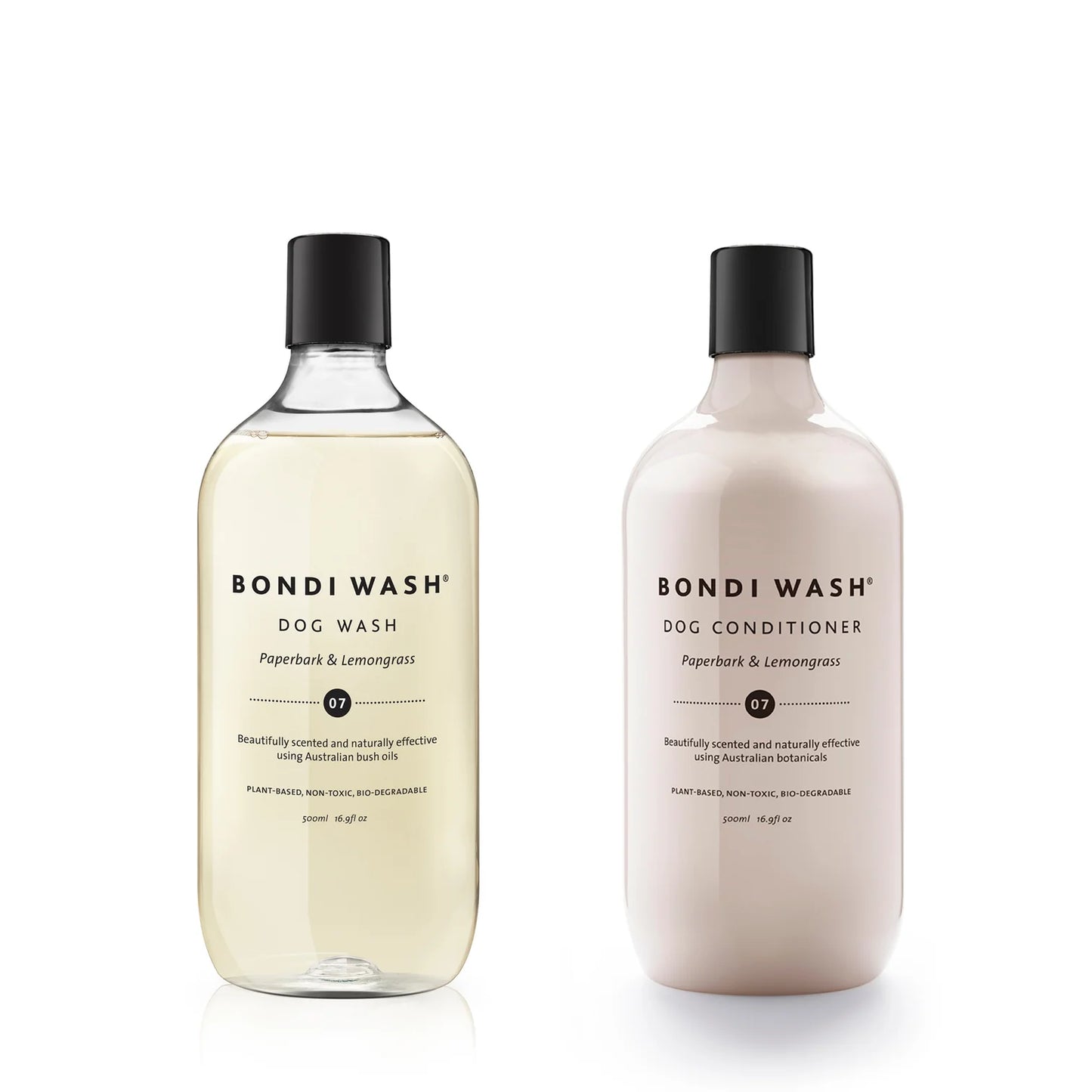 Bondi Wash Dog Pamper Duo in Paperbark & Lemongrass.
