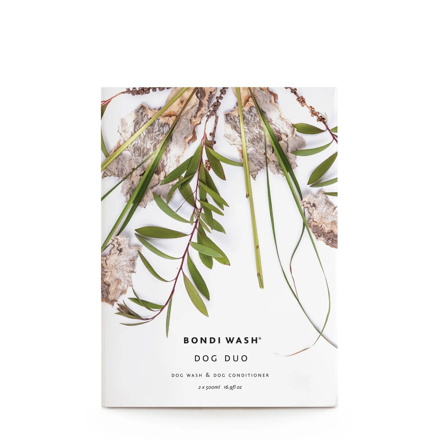 Bondi Wash Dog Pamper Duo in Paperbark & Lemongrass.