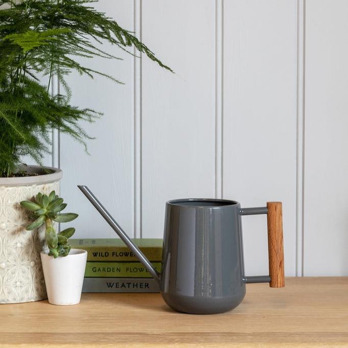 Burgon & Ball Indoor Watering Can - charcoal