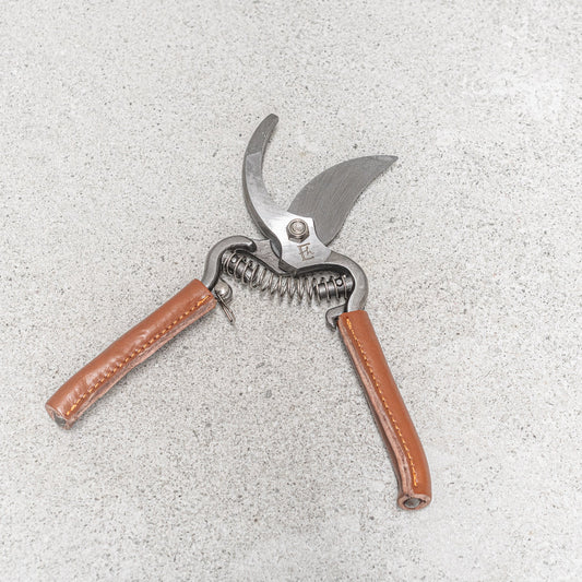 Secateurs with Leather Handle