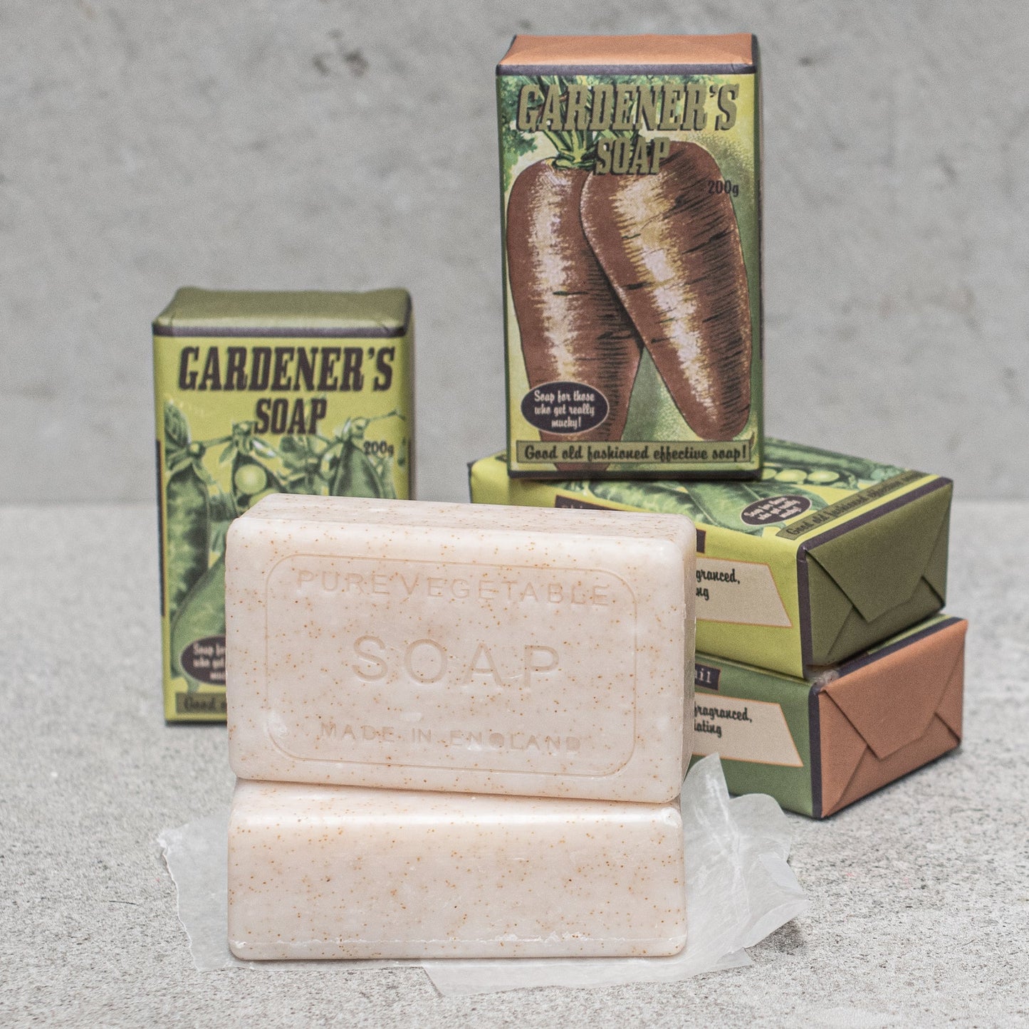 Sting in the Tail Gardner’s Soap - pea or carrot!