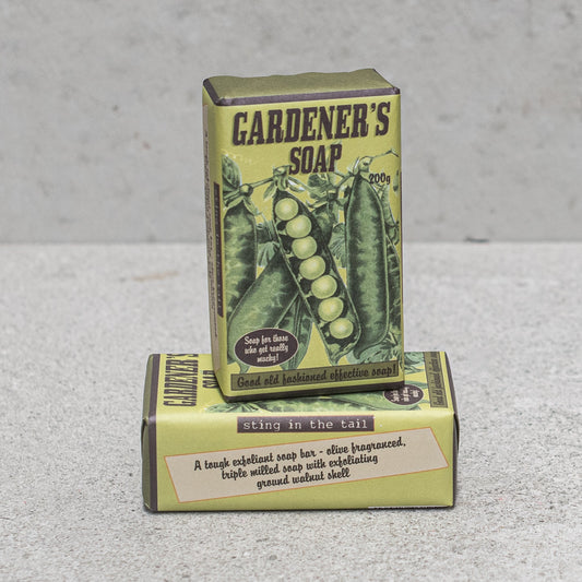 Sting in the Tail Gardner’s Soap - pea or carrot!