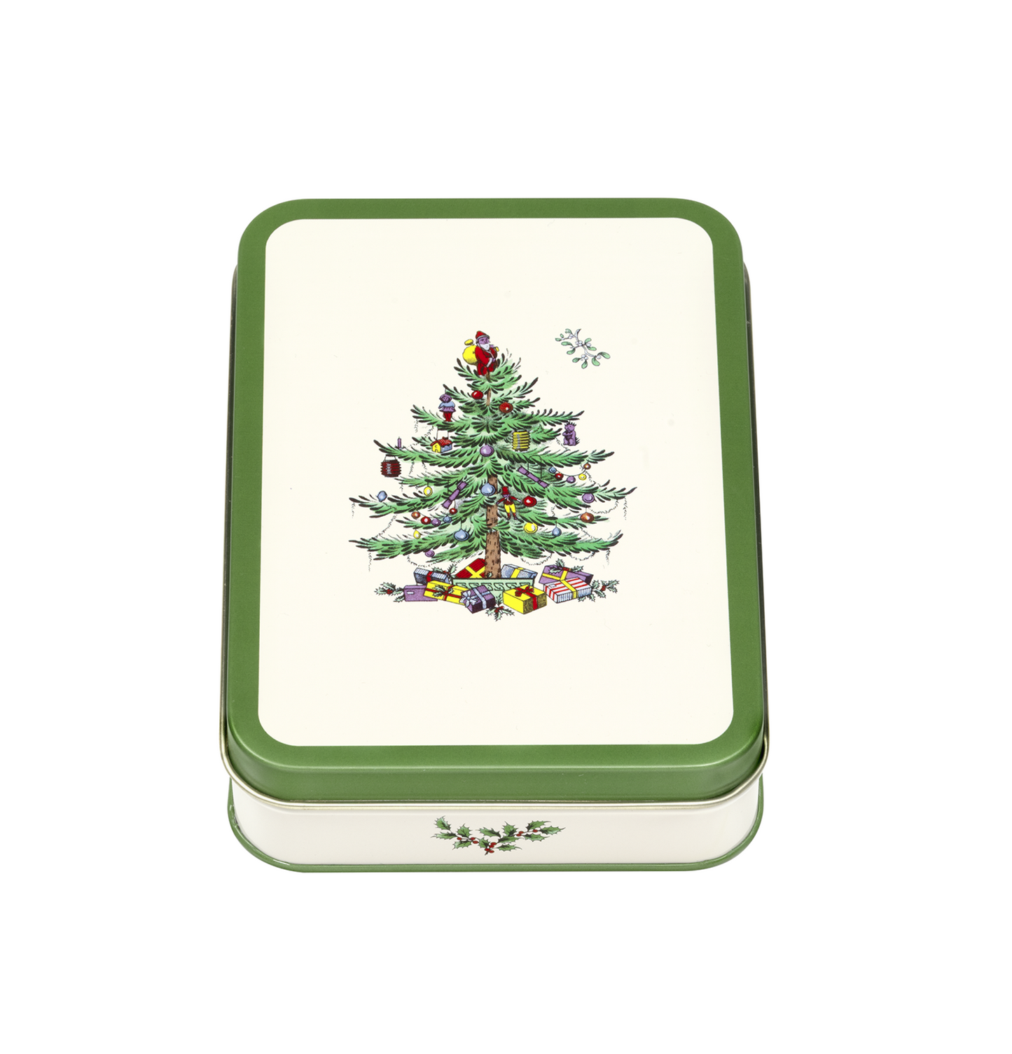 Spode Christmas Tree - small rectangle tin