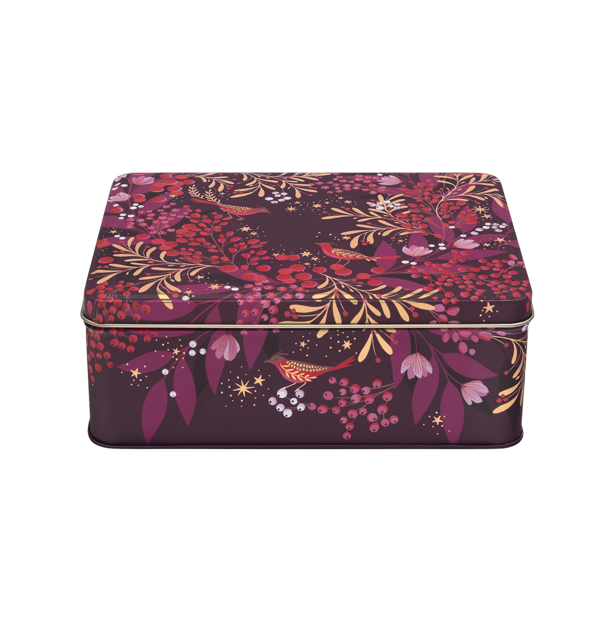 Berry Wreath Biscuit Tin by Sara Miller