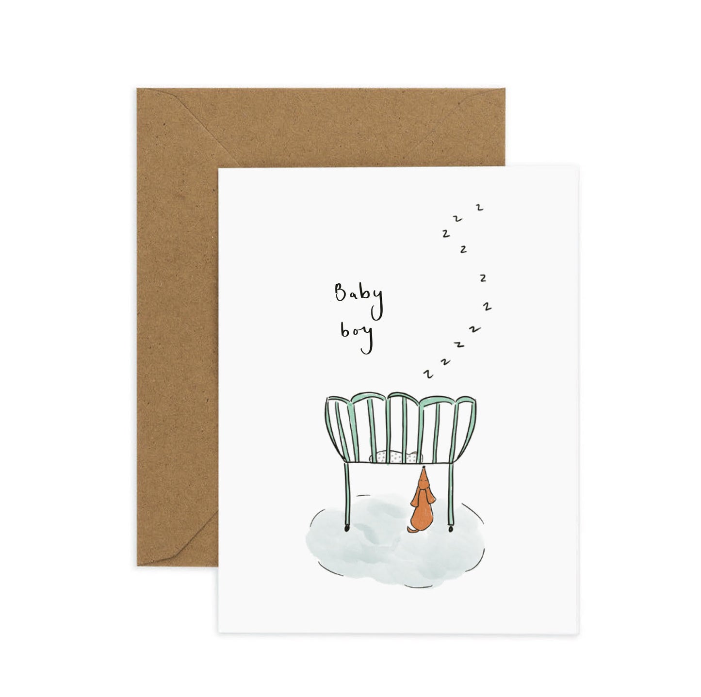 Baby Boy Greeting Card