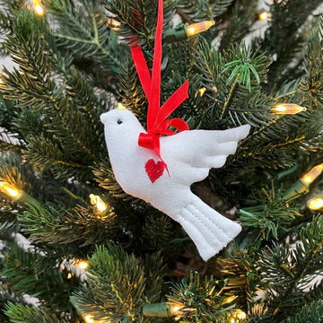 Peace Dove Christmas Decoration