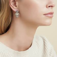 Gas Bijoux Love Mini Silver Earrings