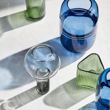 Marmoset Found Jewel Vase - Blue Ink (M)