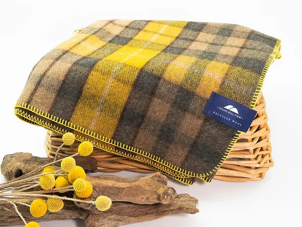 Recycled Wool Tartan Pet Pillow by Stone Hill View - 2 sizes