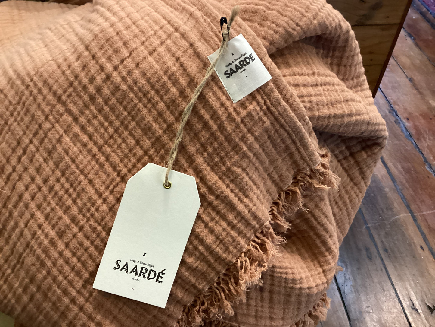 Saarde Enes Bed Cover - Cinnamon