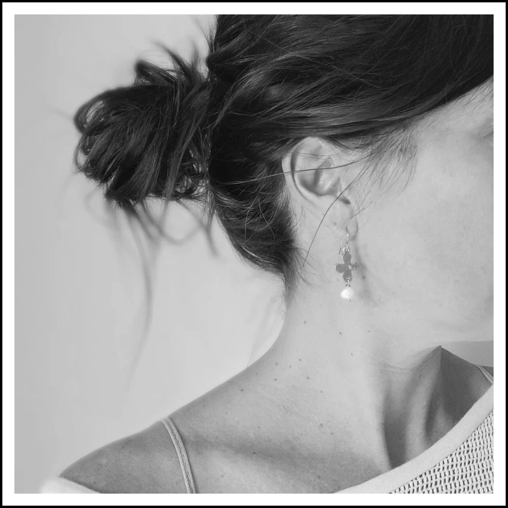 Paird Roman Relic Crosses earrings