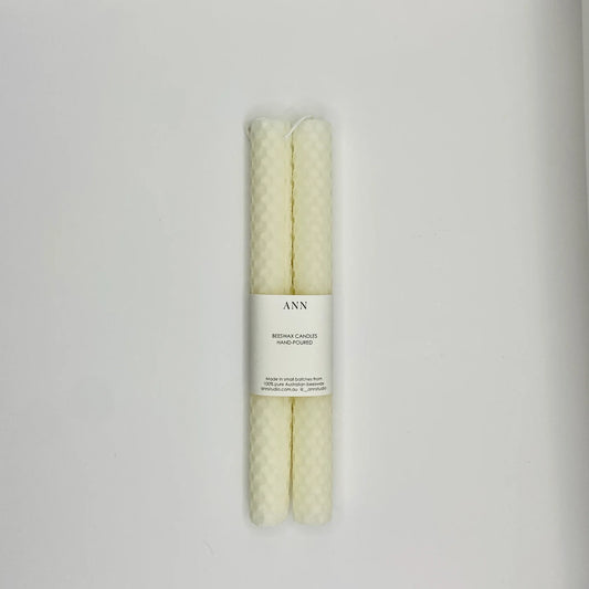 Hand Rolled Beeswax Candles by ANN Studio