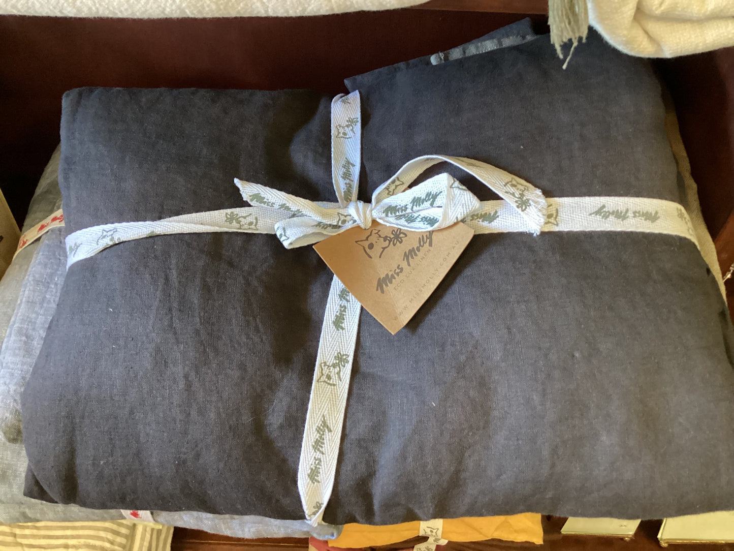 Miss Molly Duvet covers - French Flax  Linen