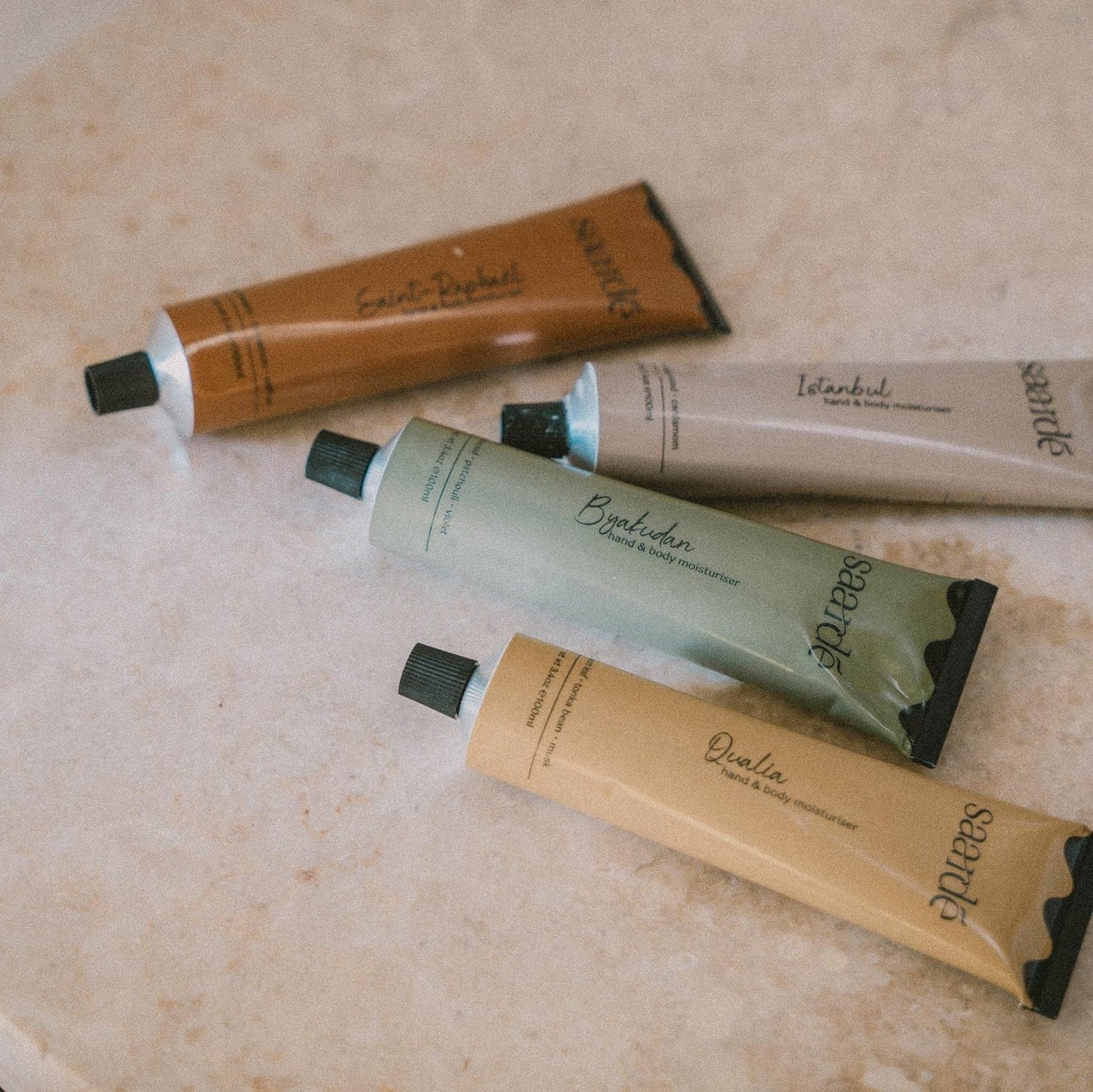 Saarde Hand and Body Moisturiser - 4 Scent Notes