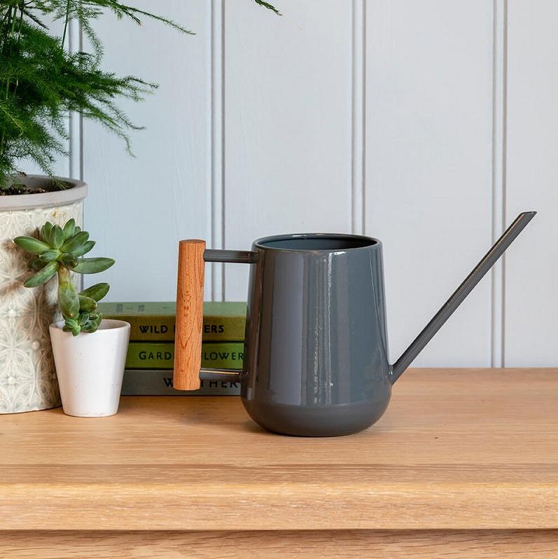 Burgon & Ball Indoor Watering Can - charcoal