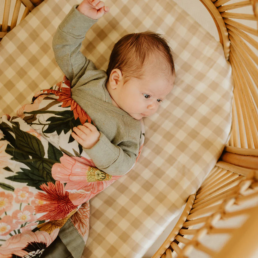 Snug as a Les Fleurs Swaddle