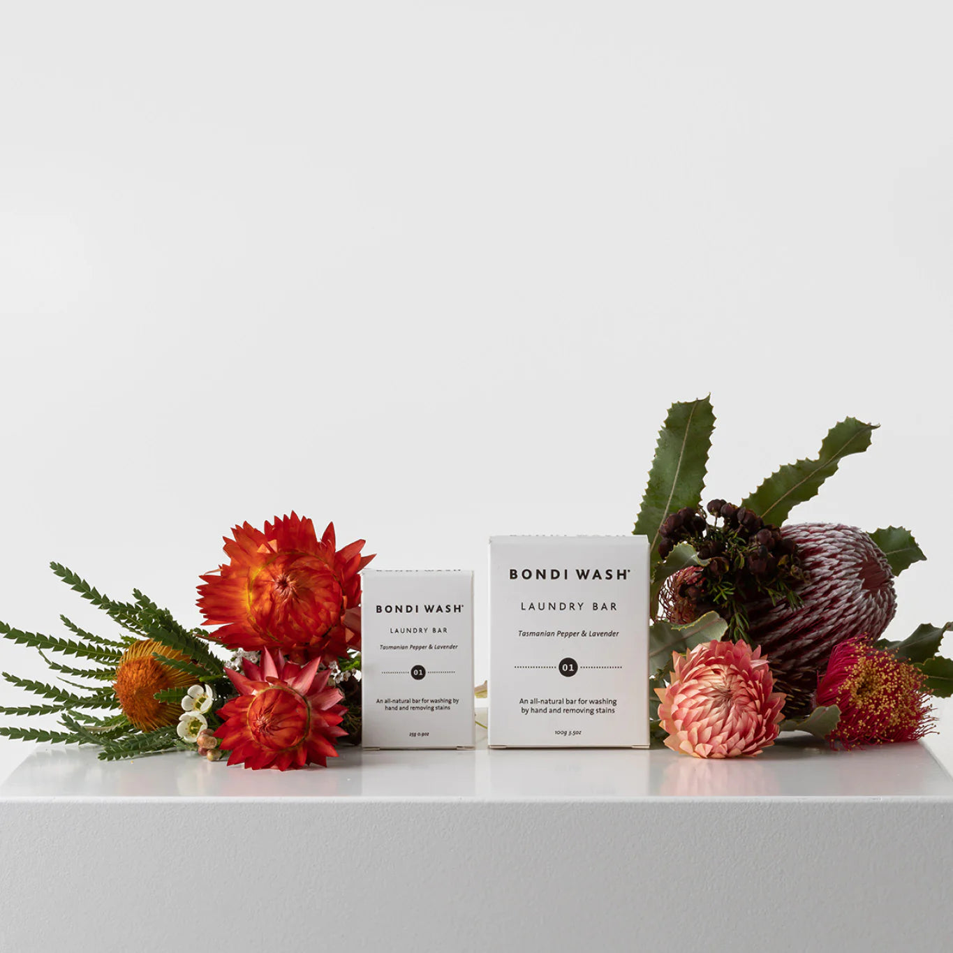 Bondi Wash Laundry Bar -  Tasmanian Pepper & Lavender 25g