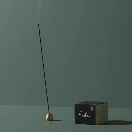 MAHŌ Enkei Solid Brass Incense Holder