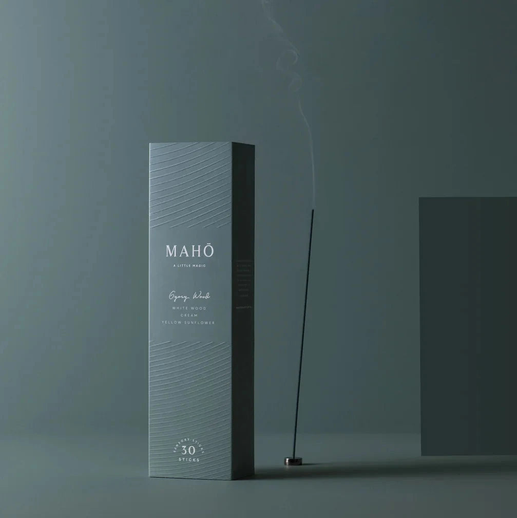 MAHŌ  Sensory Sticks & Burner Kit - Gypsy Wood Incense