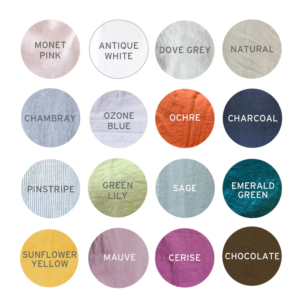 Miss Molly Duvet covers - French Flax  Linen