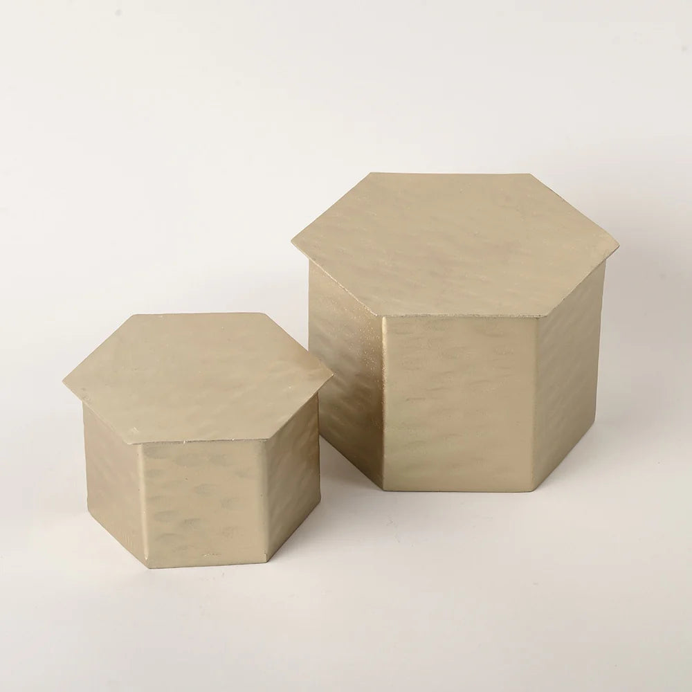 Brass Box Hexagon - 2 sizes