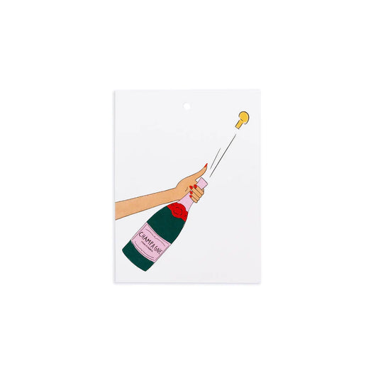 Pop the Bubbly Gift Tag