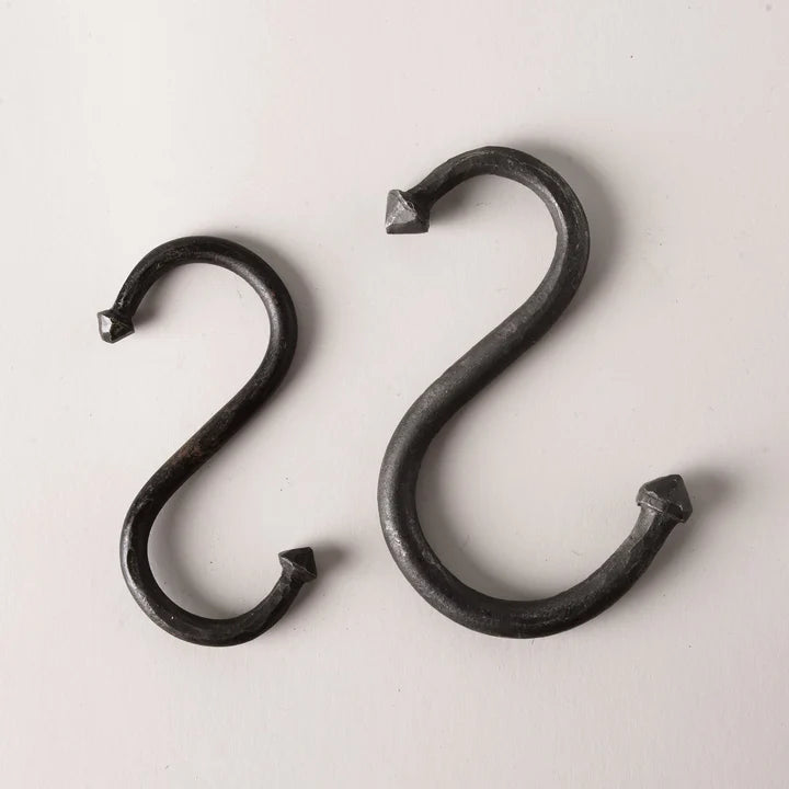 Iron 'S' Hook - 2 sizes