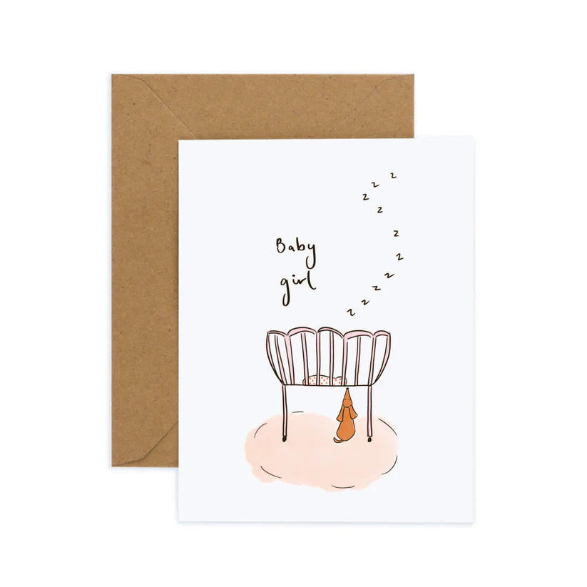 Baby Girl Greeting Card