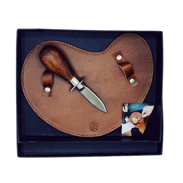 Oyster Knife with Leather Glove