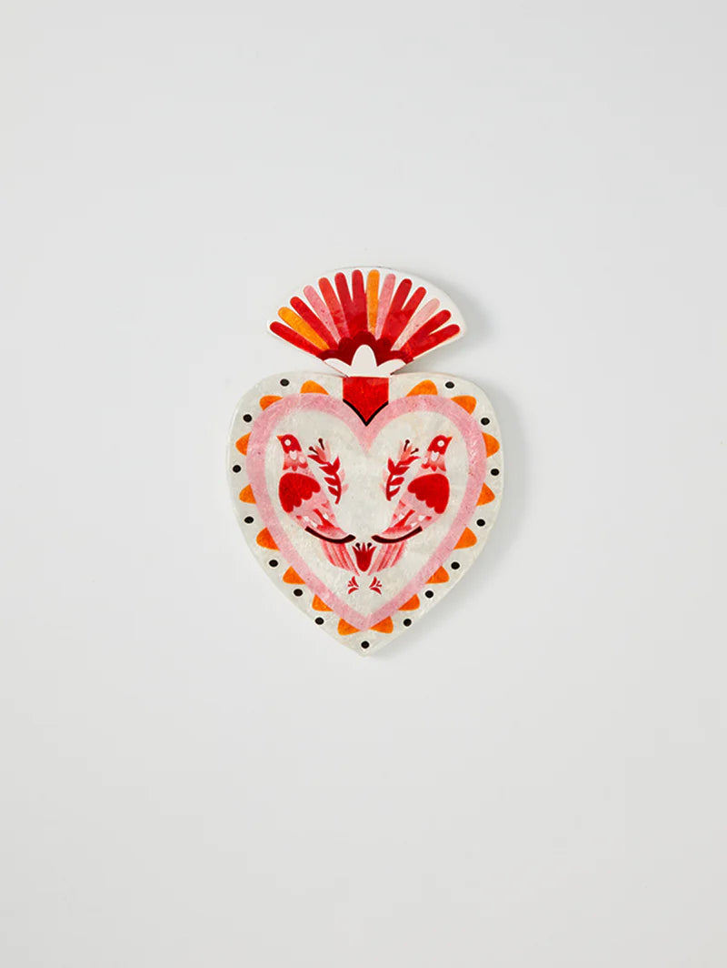 Jones & Co Pajaro Pink Heart