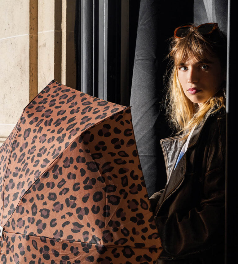 Anatole Micro-Umbrella - Aime (Leopard Print)