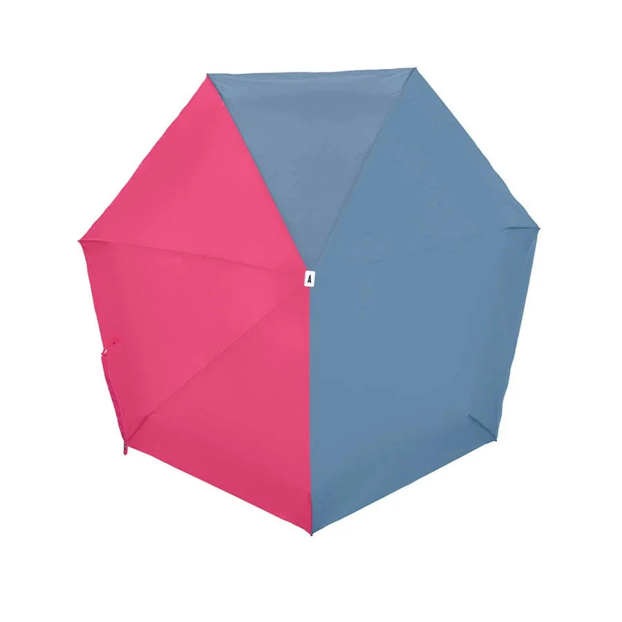 Anatole Micro-Umbrella - Two Toned - Jacqueline (Stone blue and pink)