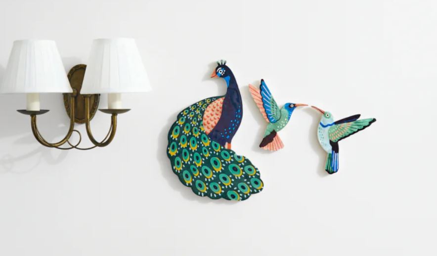 Jones & Co Canopy Hummingbirds wall Art - Set of 2